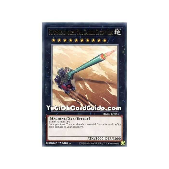 Superdreadnought Rail Cannon Gustav Max (Rare) – Maximum Gold El Dorado | Carta YUGIOH en México