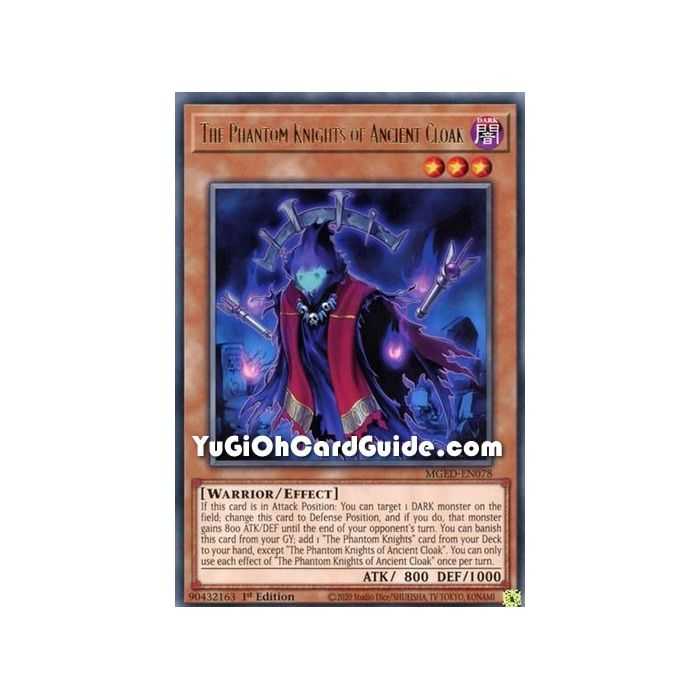 The Phantom Knights of Ancient Cloak (Rare) – Maximum Gold El Dorado | Carta YUGIOH en México