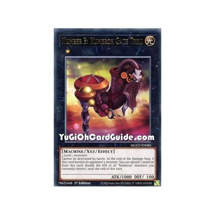 Number 3: Numeron Gate Trini (Rare) – Maximum Gold El Dorado | Carta YUGIOH en México