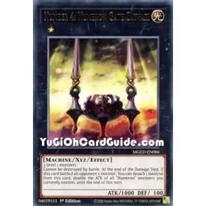 Number 4: Numeron Gate Catvari (Rare) – Maximum Gold El Dorado | Carta YUGIOH en México