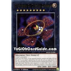 Number 9: Dyson Sphere (Rare) – Maximum Gold El Dorado | Carta YUGIOH en México