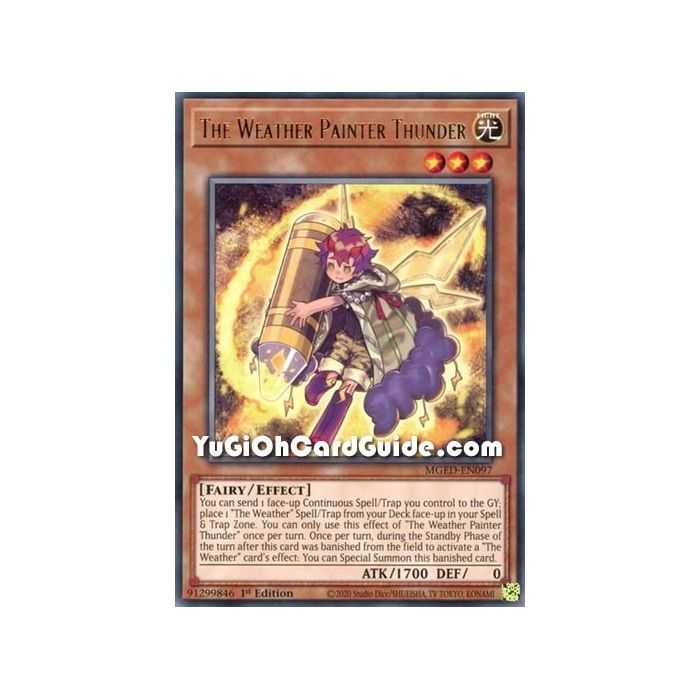 The Weather Painter Thunder (Rare) – Maximum Gold El Dorado | Carta YUGIOH en México
