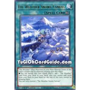The Weather Snowy Canvas (Rare) – Maximum Gold El Dorado | Carta YUGIOH en México