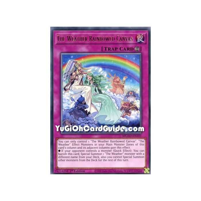 The Weather Rainbowed Canvas (Rare) – Maximum Gold El Dorado | Carta YUGIOH en México