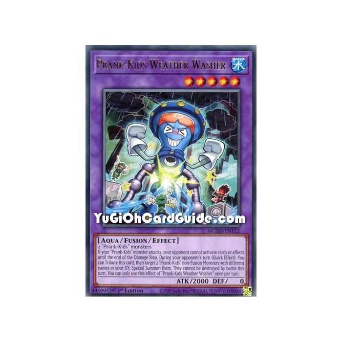 Prank-Kids Weather Washer (Rare) – Maximum Gold El Dorado | Carta YUGIOH en México