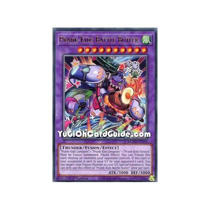 Prank-Kids Battle Butler (Rare) – Maximum Gold El Dorado | Carta YUGIOH en México