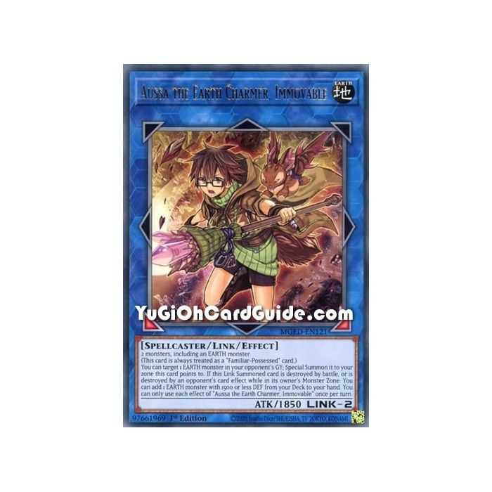 Aussa the Earth Charmer, Immovable (Rare) – Maximum Gold El Dorado | Carta YUGIOH en México