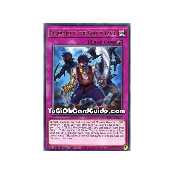 Huaquero of the Golden Land (Rare) – Maximum Gold El Dorado | Carta YUGIOH en México