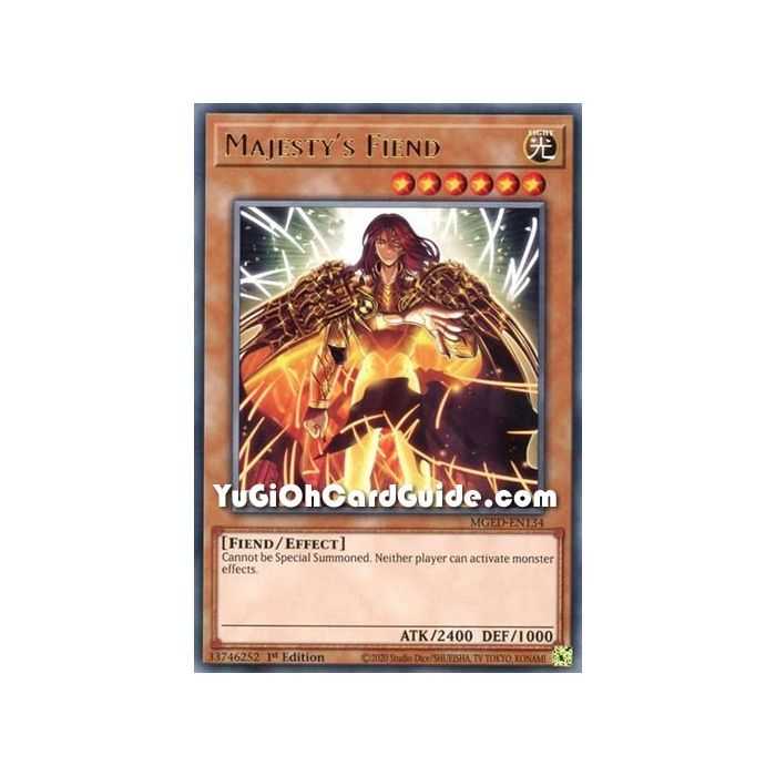 Majesty’s Fiend (Rare) – Maximum Gold El Dorado | Carta YUGIOH en México