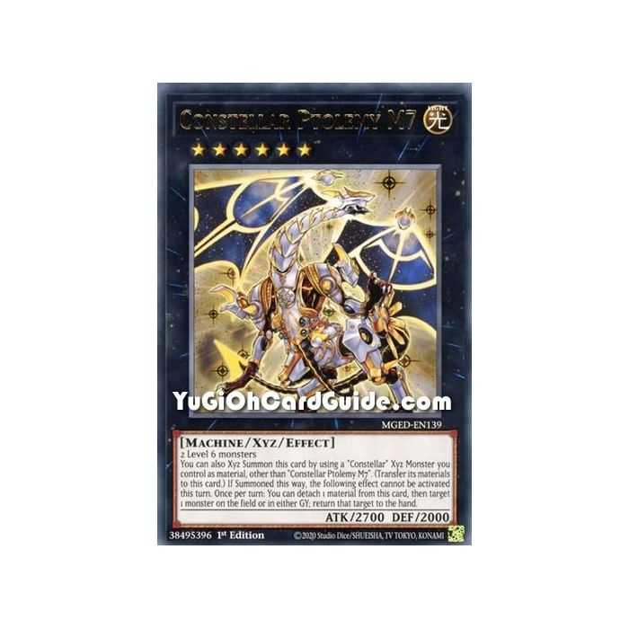 Constellar Knight Ptolemy M7 (Rare) – Maximum Gold El Dorado | Carta YUGIOH en México