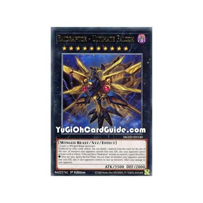 Raidraptor – Ultimate Falcon (Rare) – Maximum Gold El Dorado | Carta YUGIOH en México