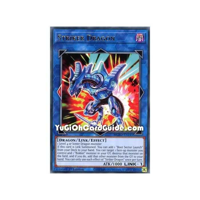 Striker Dragon (Rare) – Maximum Gold El Dorado | Carta YUGIOH en México
