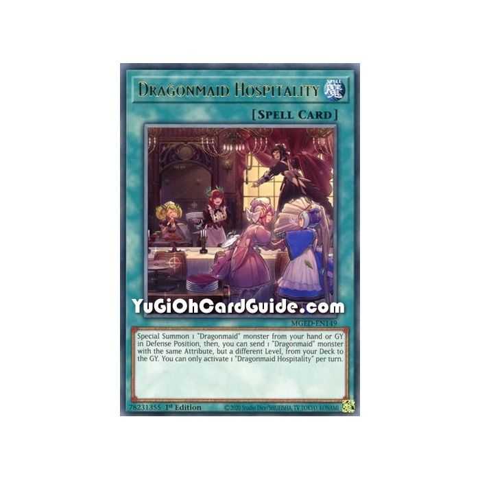 Dragonmaid Hospitality (Rare) – Maximum Gold El Dorado | Carta YUGIOH en México