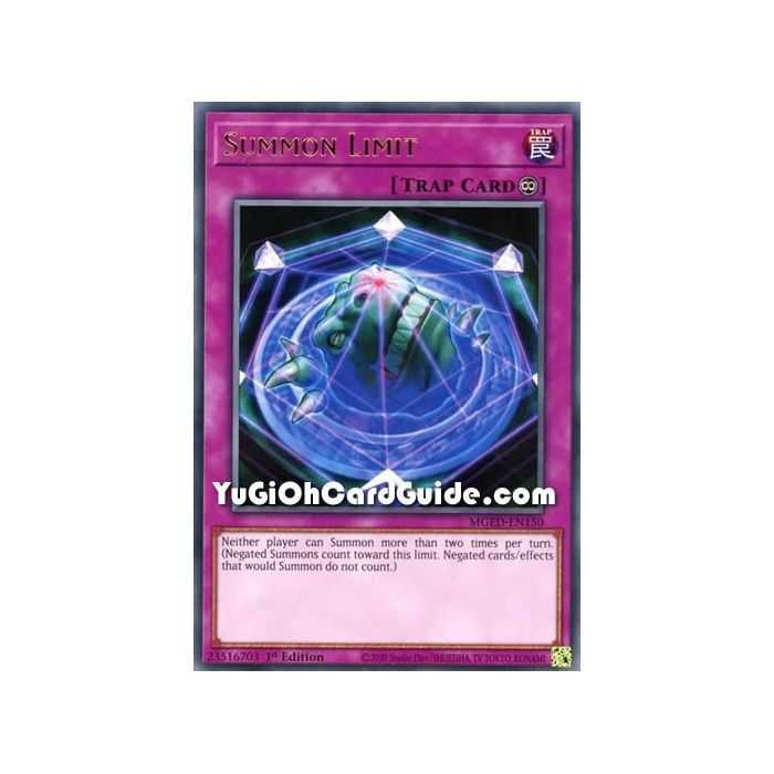 Summon Limit (Rare) – Maximum Gold El Dorado | Carta YUGIOH en México