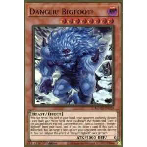 Danger! Bigfoot! (Alternate Art) (Premium Gold Rare) – Maximum Gold El Dorado | Carta YUGIOH en México