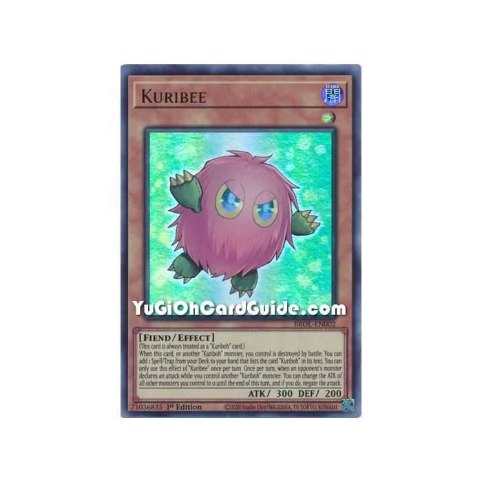 Kuribee (Ultra Rare) – Brothers of Legend | Carta YUGIOH en México