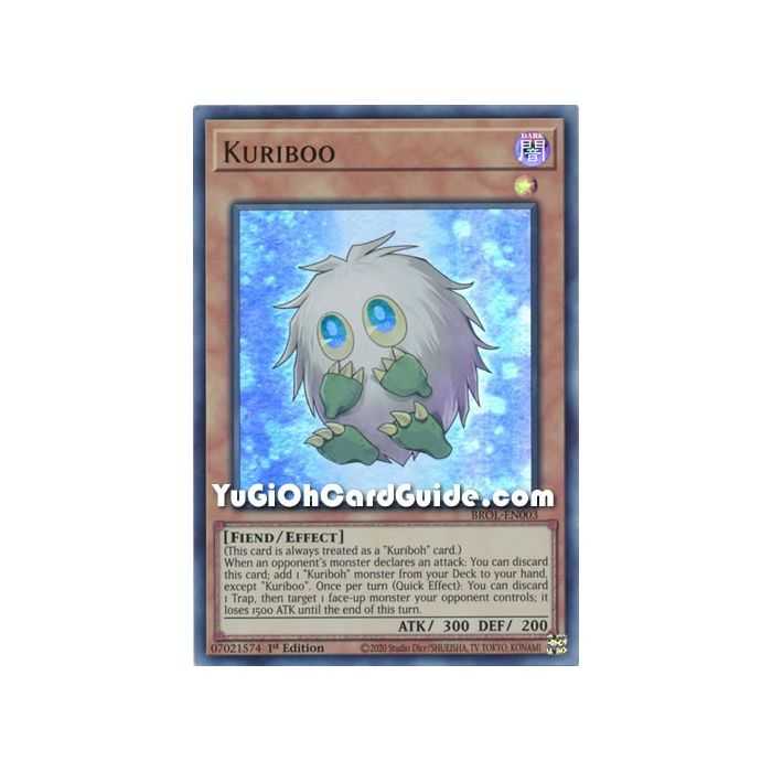 Kuriboo (Ultra Rare) – Brothers of Legend | Carta YUGIOH en México
