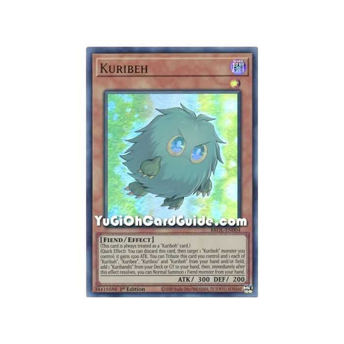 Kuribeh (Ultra Rare) – Brothers of Legend | Carta YUGIOH en México
