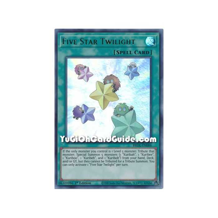 Five Star Twilight (Ultra Rare) – Brothers of Legend | Carta YUGIOH en México