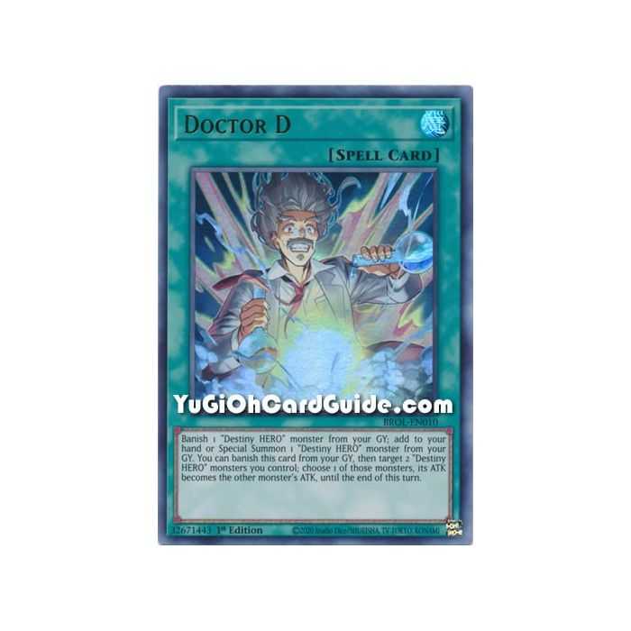 Doctor D (Ultra Rare) – Brothers of Legend | Carta YUGIOH en México