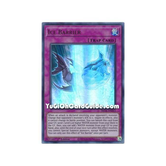 Ice Barrier (Ultra Rare) – Brothers of Legend | Carta YUGIOH en México
