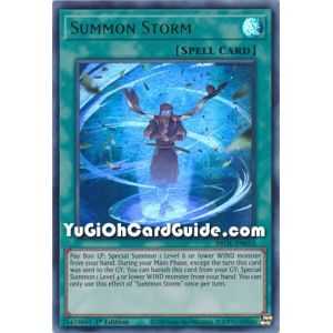 Summon Storm (Ultra Rare) – Brothers of Legend | Carta YUGIOH en México