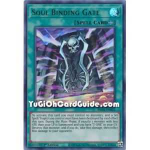 Soul Binding Gate (Ultra Rare) – Brothers of Legend | Carta YUGIOH en México
