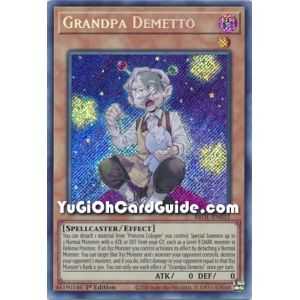 Grandpa Demetto (Secret Rare) – Brothers of Legend | Carta YUGIOH en México