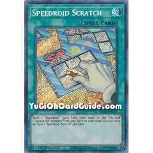 Speedroid Scratch (Secret Rare) – Brothers of Legend | Carta YUGIOH en México