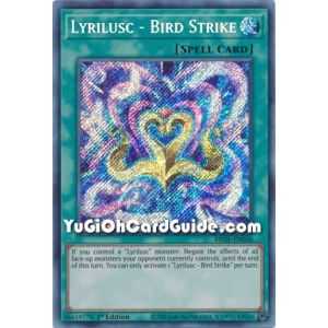 Lyrilusc - Bird Strike (Secret Rare) – Brothers of Legend | Carta YUGIOH en México