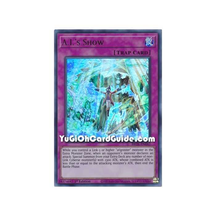 A.I.'s Show (Ultra Rare) – Brothers of Legend | Carta YUGIOH en México