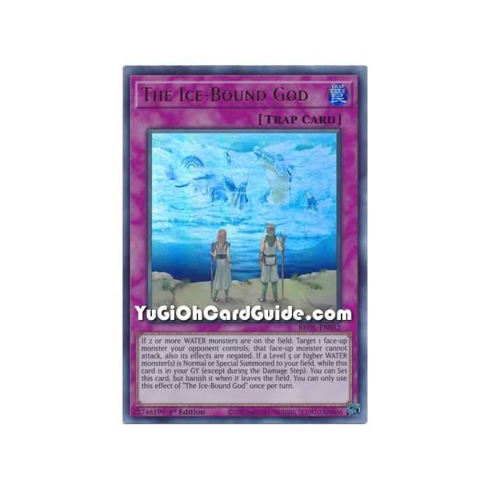 The Ice-Bound God (Ultra Rare) – Brothers of Legend | Carta YUGIOH en México
