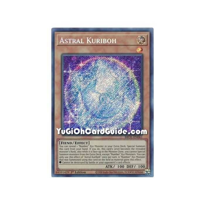 Astral Kuriboh (Secret Rare) – Brothers of Legend | Carta YUGIOH en México