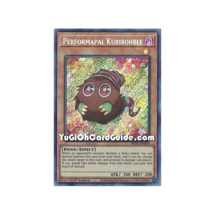 Performapal Kuribohble (Secret Rare) – Brothers of Legend | Carta YUGIOH en México
