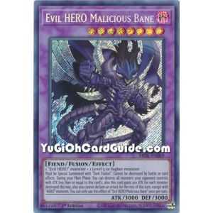 Evil HERO Malicious Bane (Secret Rare) – Brothers of Legend | Carta YUGIOH en México