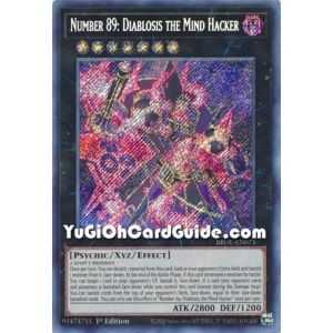 Number 89: Diablosis the Mind Hacker (Secret Rare) – Brothers of Legend | Carta YUGIOH en México