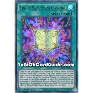 Rank-Up-Magic Argent Chaos Force (Ultra Rare) – Brothers of Legend | Carta YUGIOH en México