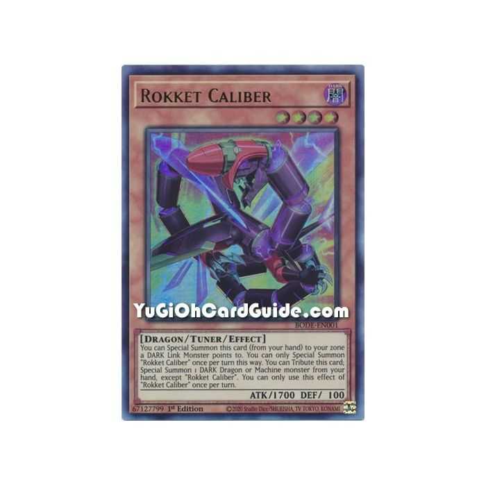 Rokket Caliber (Ultra Rare) – Burst of Destiny | Carta YUGIOH en México