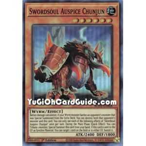 Swordsoul Auspice Chunjun (Super Rare) – Burst of Destiny | Carta YUGIOH en México