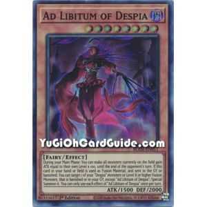 Ad Libitum of Despia (Super Rare) – Burst of Destiny | Carta YUGIOH en México
