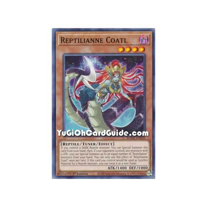 Reptilianne Coatl (Common) – Burst of Destiny | Carta YUGIOH en México