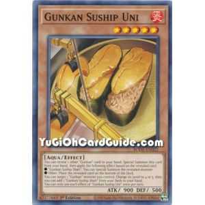 Gunkan Suship Uni (Common) – Burst of Destiny | Carta YUGIOH en México