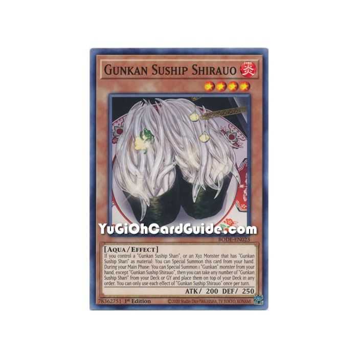 Gunkan Suship Shirauo (Common) – Burst of Destiny | Carta YUGIOH en México