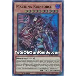 Machina Ruinforce (Ultra Rare) – Burst of Destiny | Carta YUGIOH en México