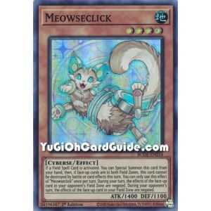 Meowseclick (Super Rare) – Burst of Destiny | Carta YUGIOH en México