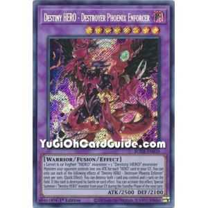 Destiny HERO - Destroyer Phoenix Enforcer (Secret Rare) – Burst of Destiny | Carta YUGIOH en México