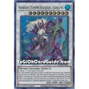 Swordsoul Supreme Sovereign Chengying (Ultra Rare) – Burst of Destiny | Carta YUGIOH en México