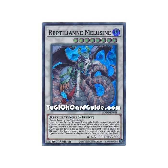 Reptilianne Melusine (Super Rare) – Burst of Destiny | Carta YUGIOH en México