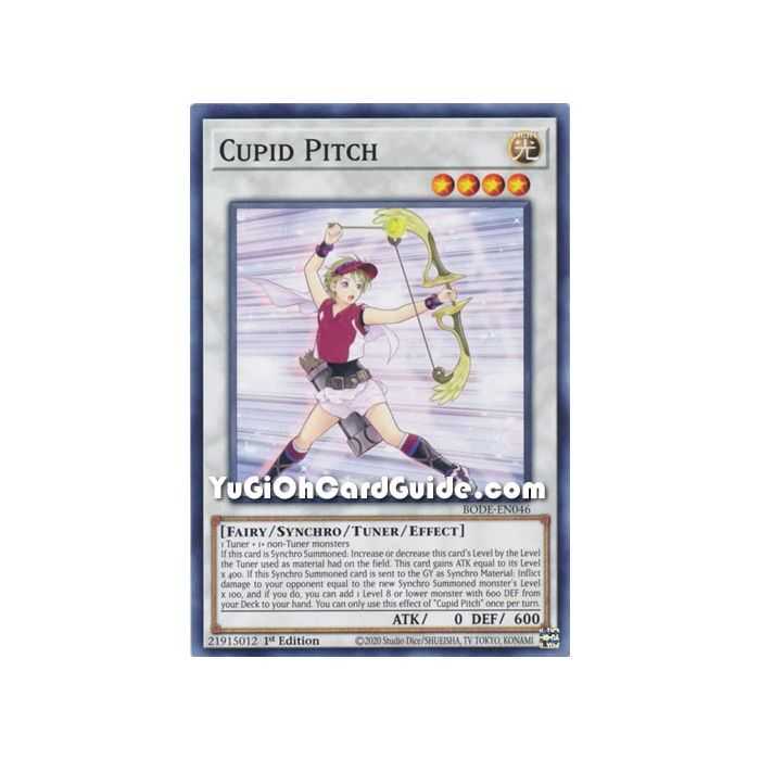 Cupid Pitch (Common) – Burst of Destiny | Carta YUGIOH en México