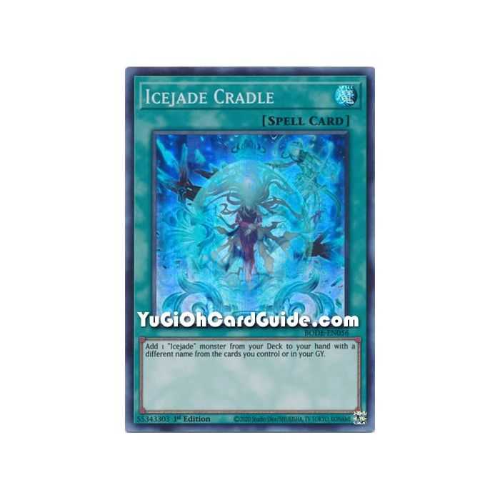 Icejade Cradle (Super Rare) – Burst of Destiny | Carta YUGIOH en México